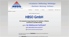 Desktop Screenshot of hbso.de